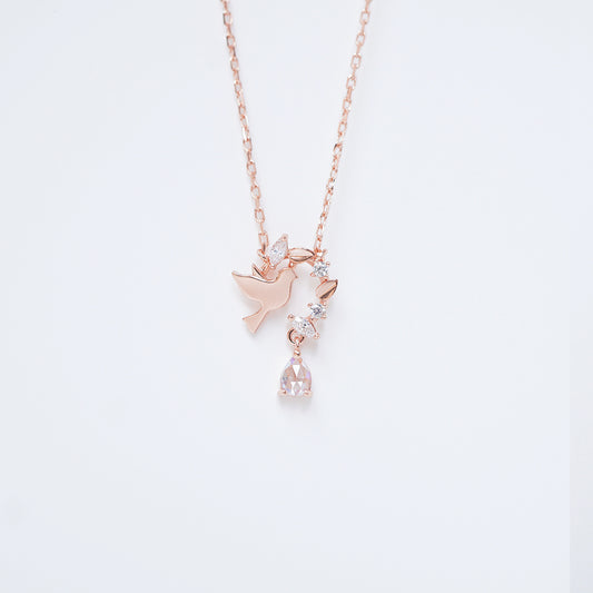 Healing dove of peace necklace丨925 silver