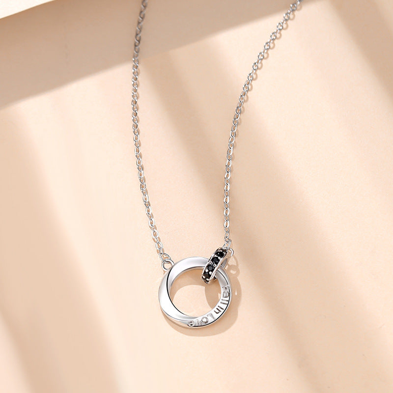 Falling in Love Couple's Neck Chain -925 Silver