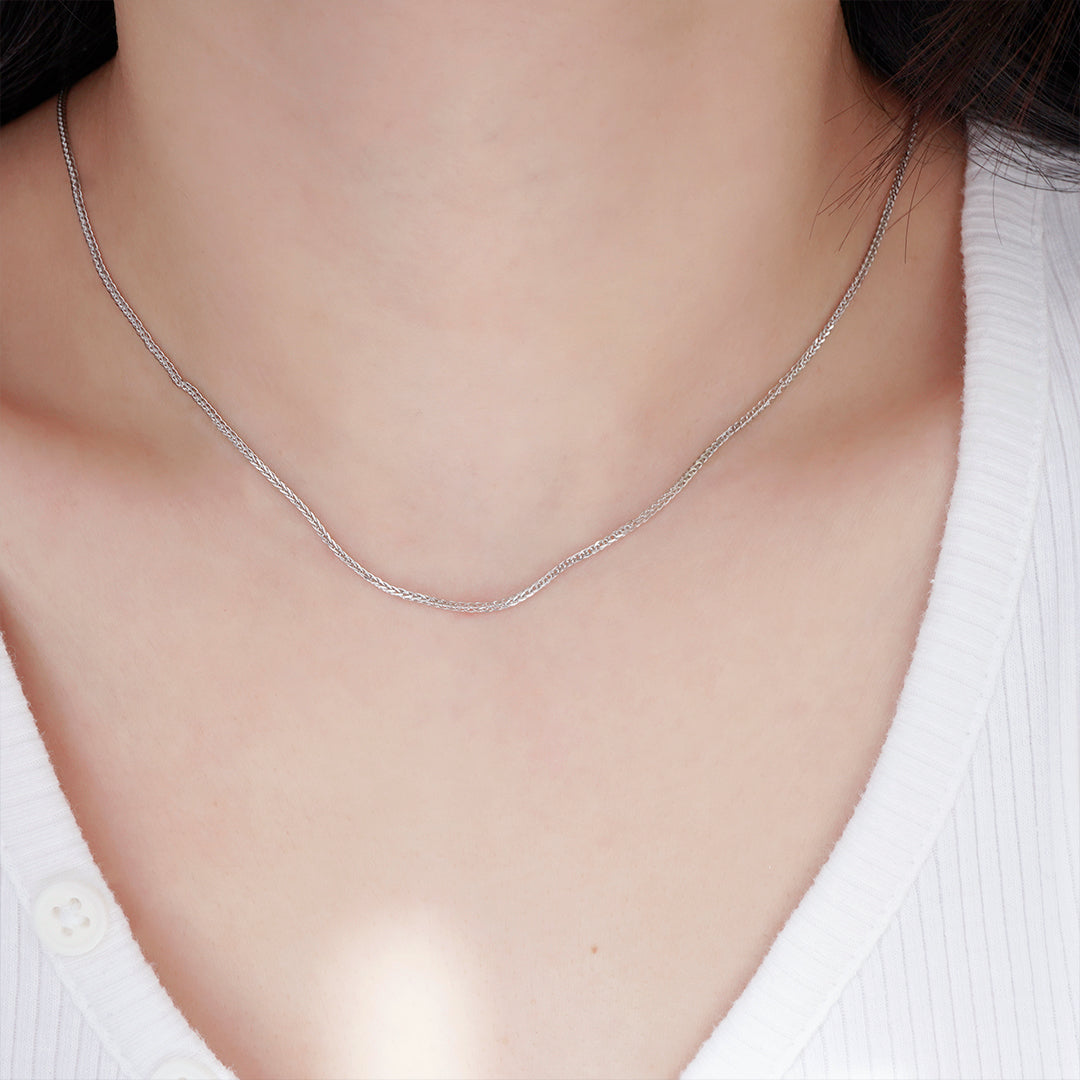 Basic single item chain necklace丨925 silver