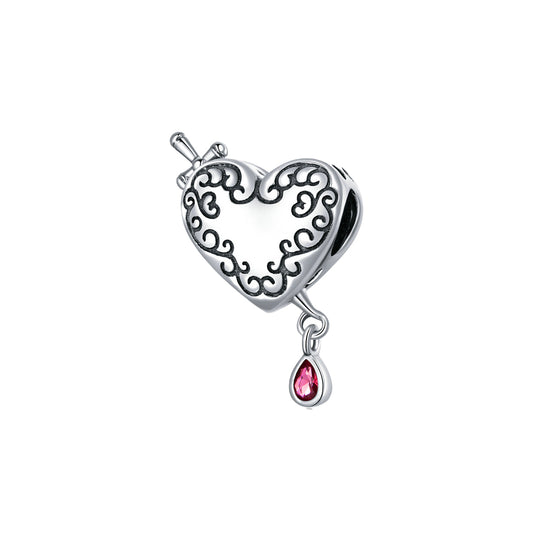 Piercing heart sword dark beading丨925 silver