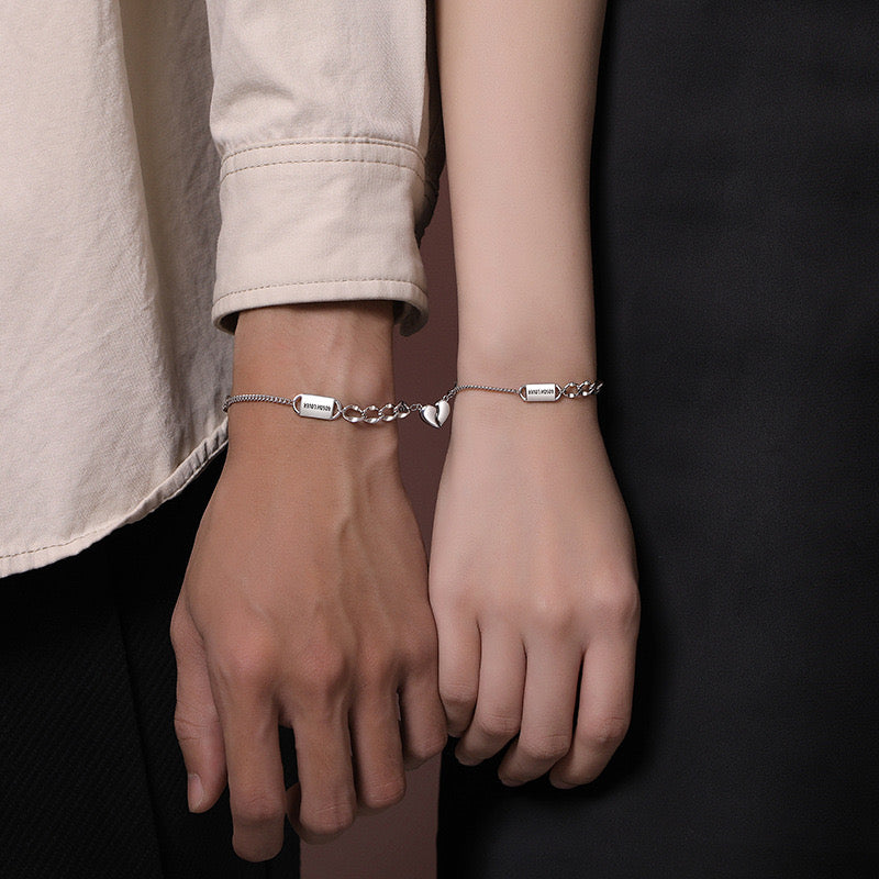 Couple Bracelet 925 Silver