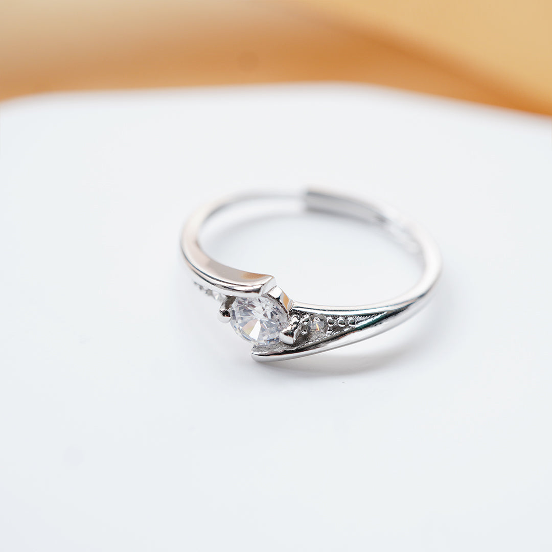 Love of Life Classic Couple Ring 925 Silver
