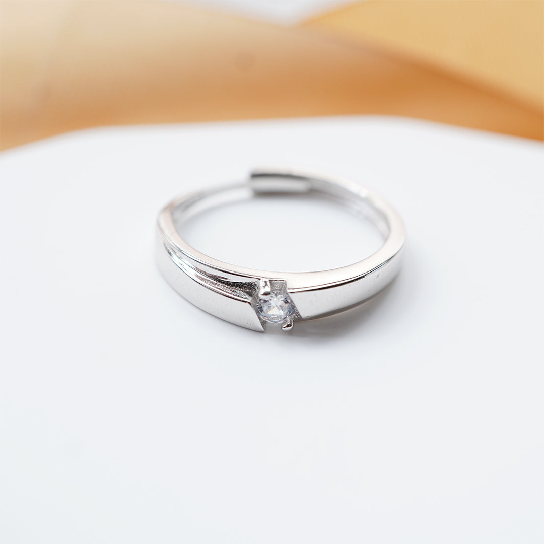 Love of Life Classic Couple Ring 925 Silver